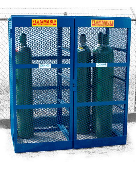 gas bottle steel box|gas cylinder storage cages.